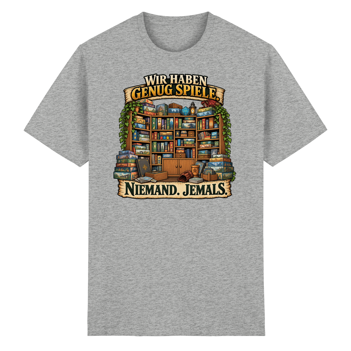 Wir haben genug Spiele - Heavy Cotton T-Shirt