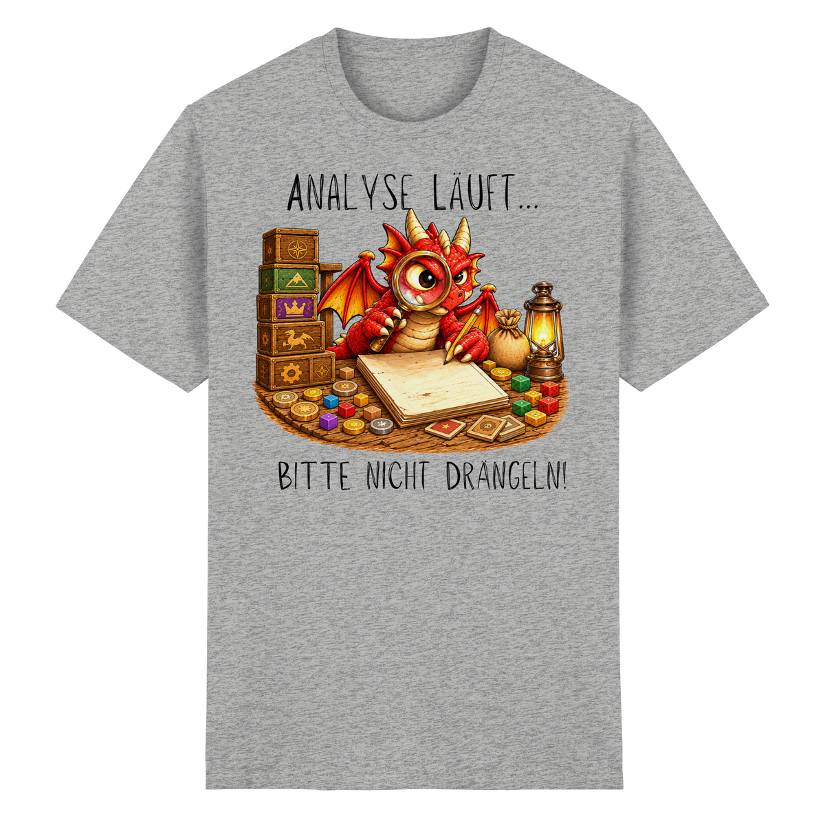 Analyse läuft. Bitte nicht drängeln. - Heavy Cotton T-Shirt