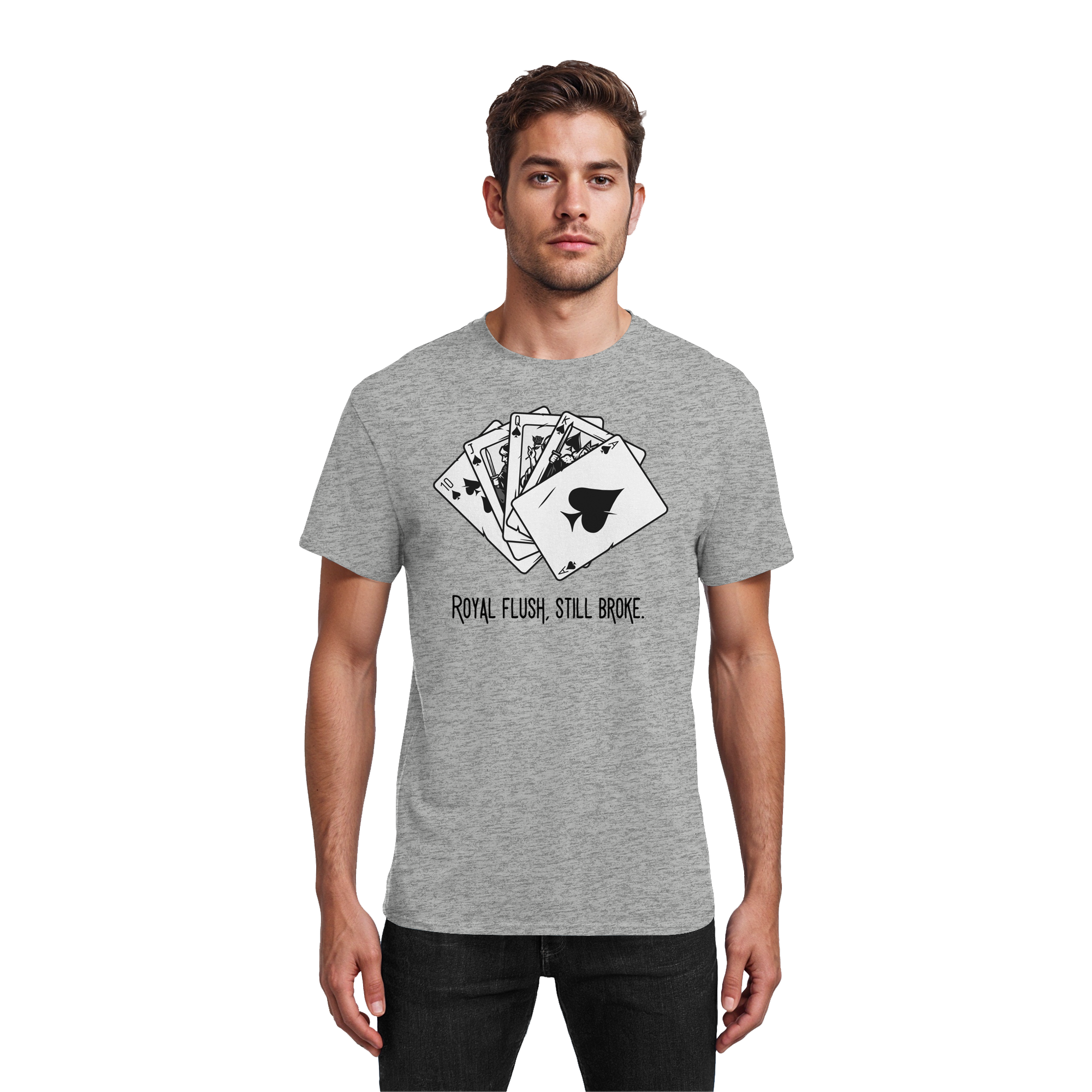Ace Up My Sleeve - Heavy Cotton T-Shirt