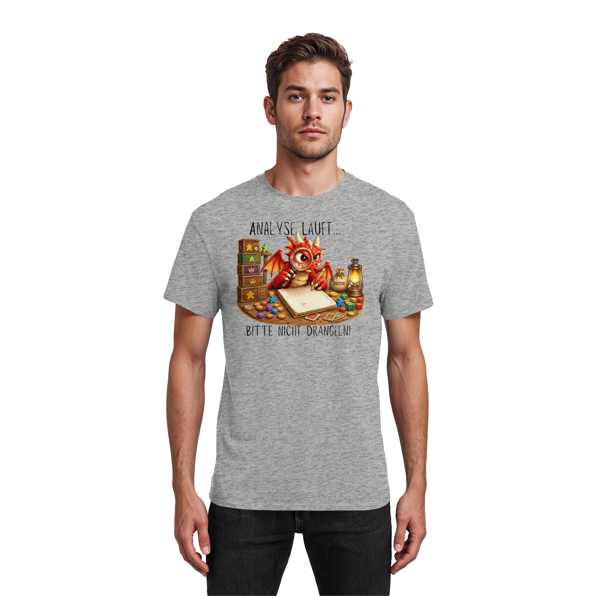 Analyse läuft. Bitte nicht drängeln. - Heavy Cotton T-Shirt