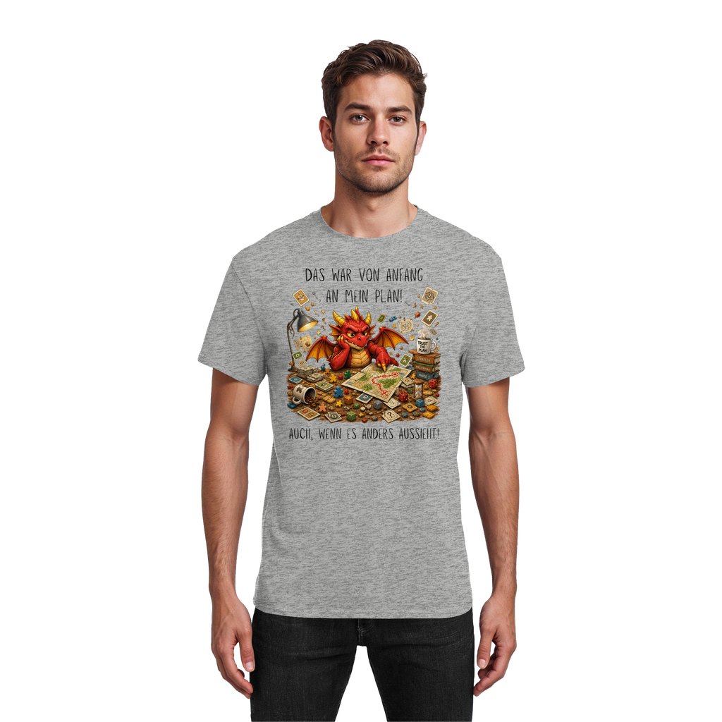Vertrau dem Plan - Heavy Cotton T-Shirt