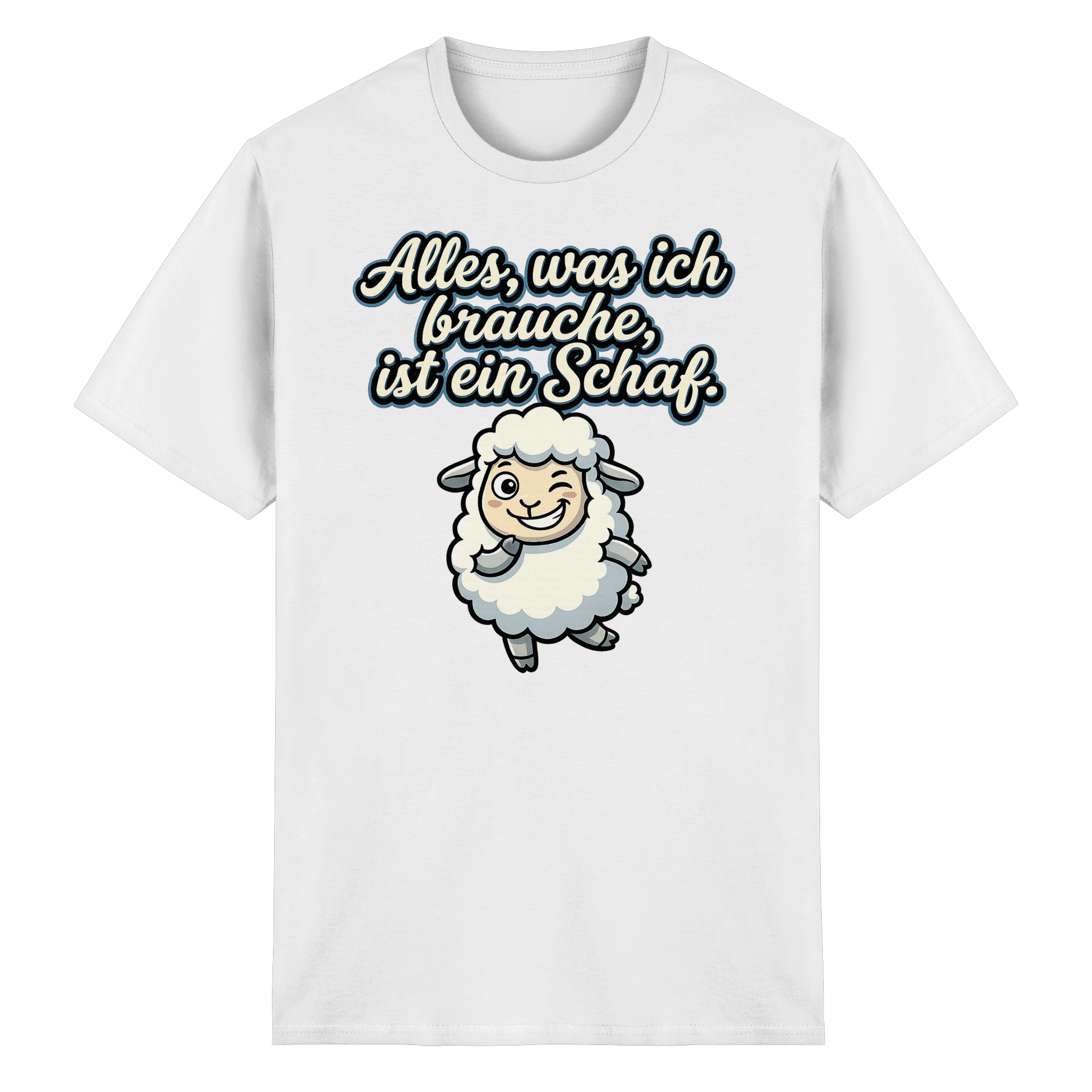 Alles, was ich brauche, ist ein Schaf!  - Heavy Cotton T-Shirt