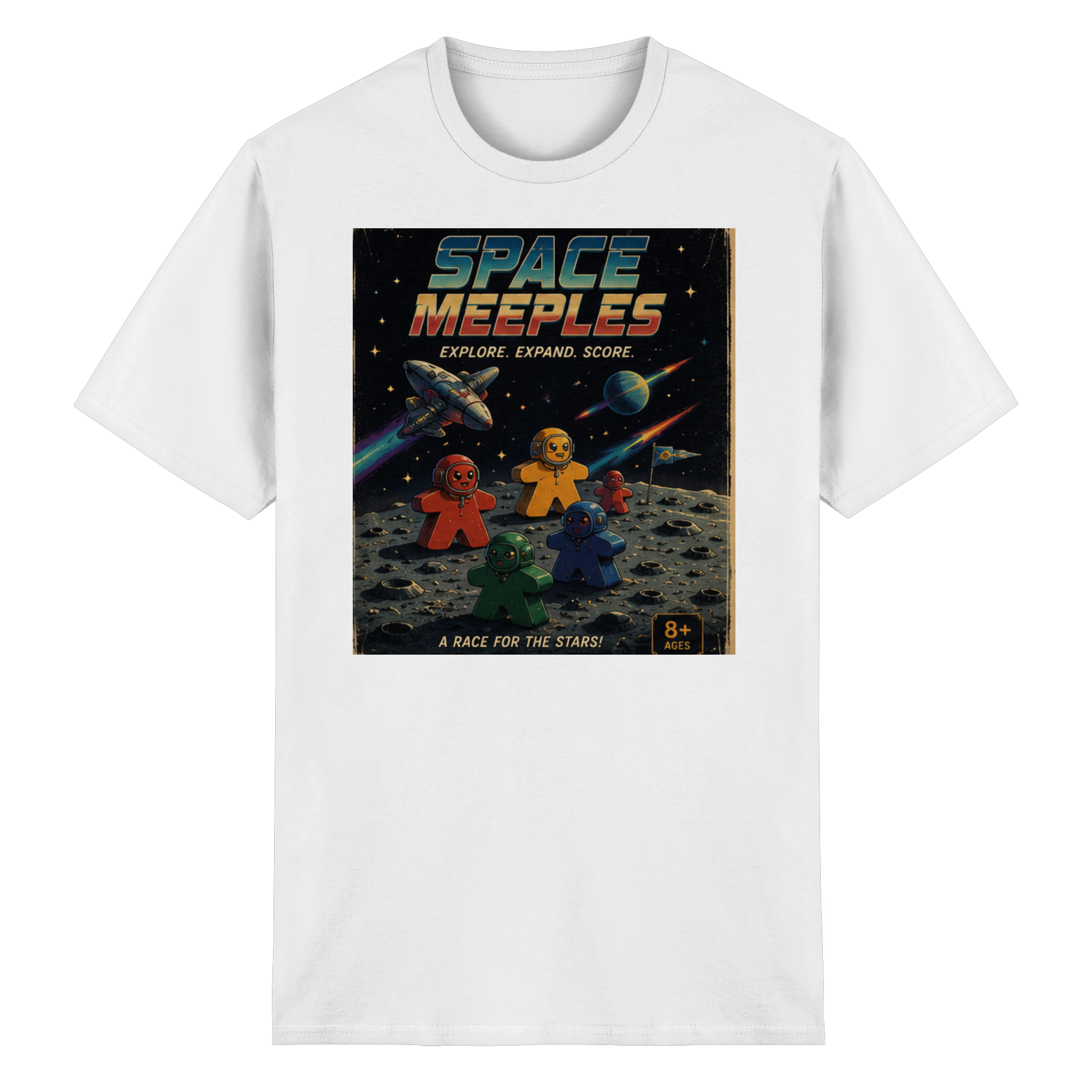 Space Maples - Heavy Cotton T-Shirt