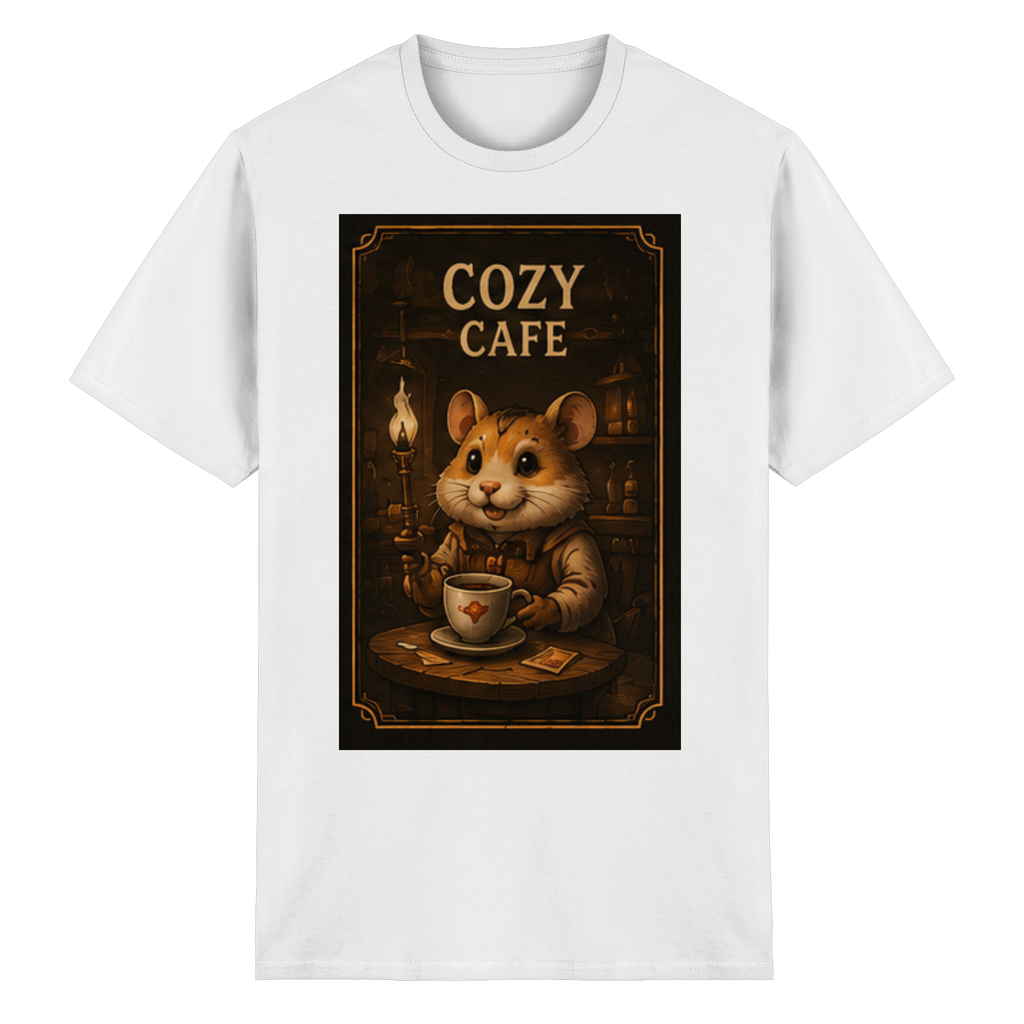 Cozy Café - Heavy Cotton T-Shirt