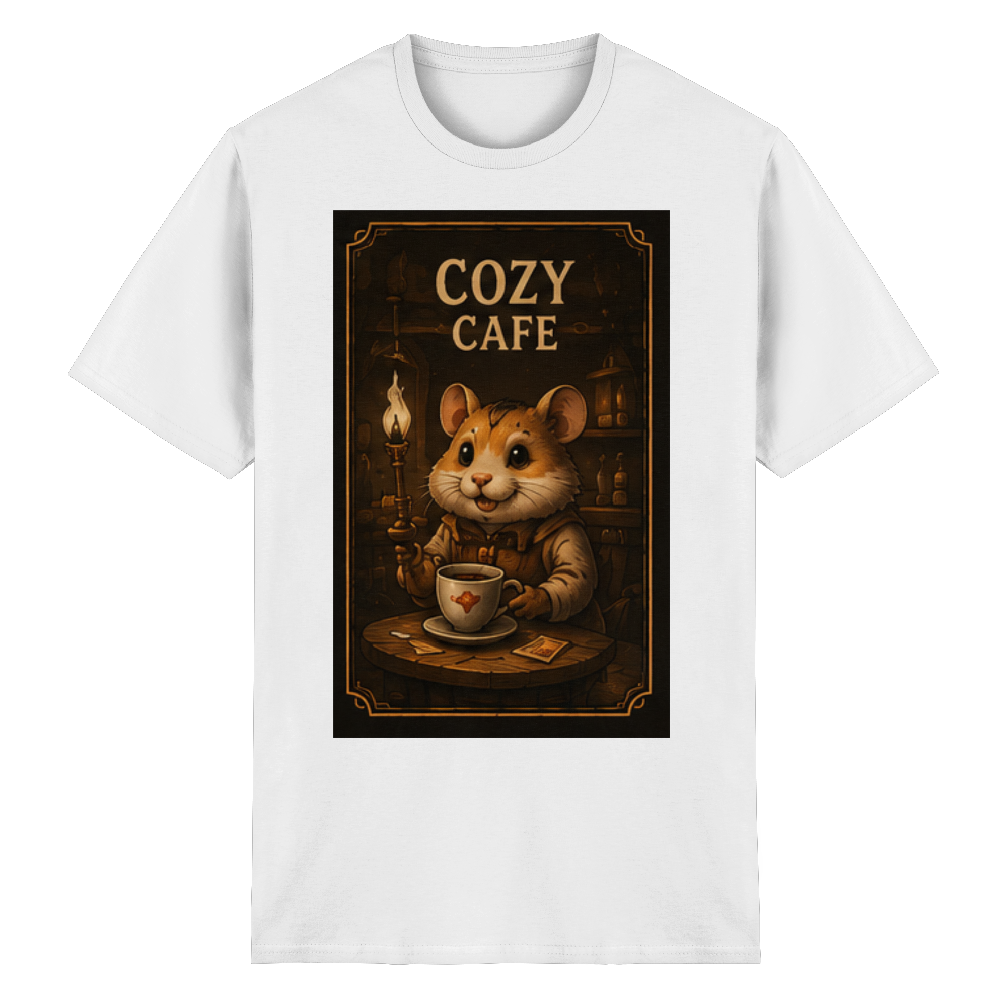 Cozy Café - Heavy Cotton T-Shirt