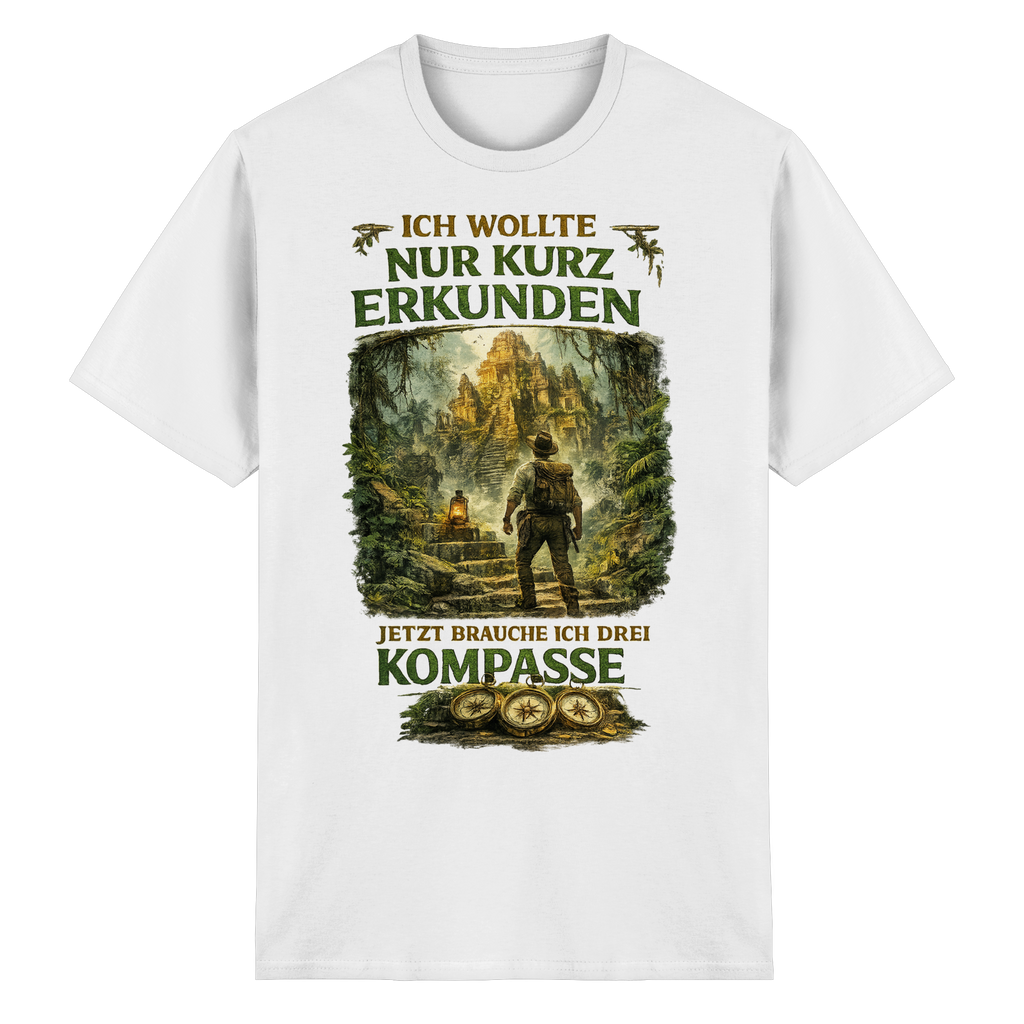 Nur kurz erkunden - Heavy Cotton T-Shirt