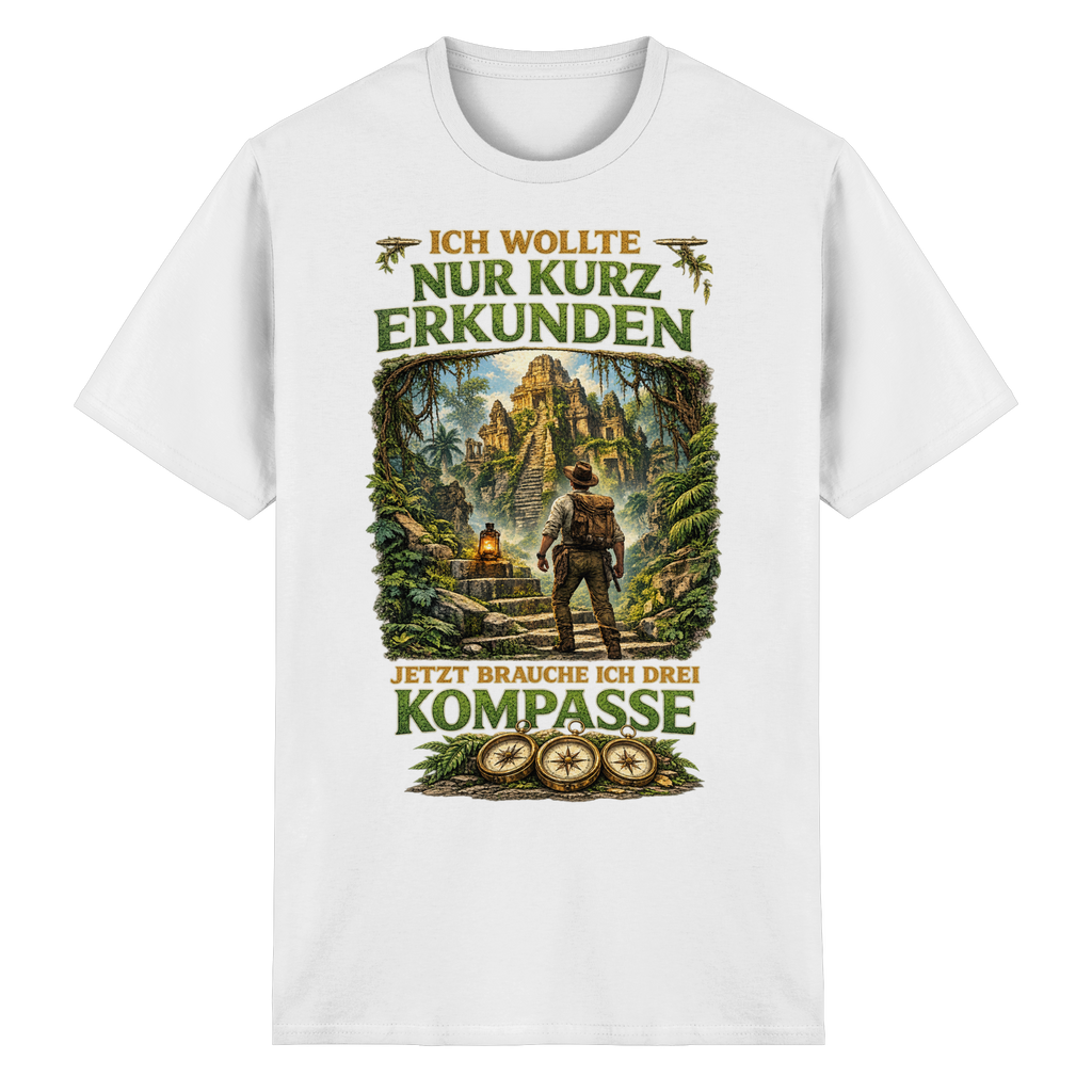Nur kurz erkunden - Heavy Cotton T-Shirt