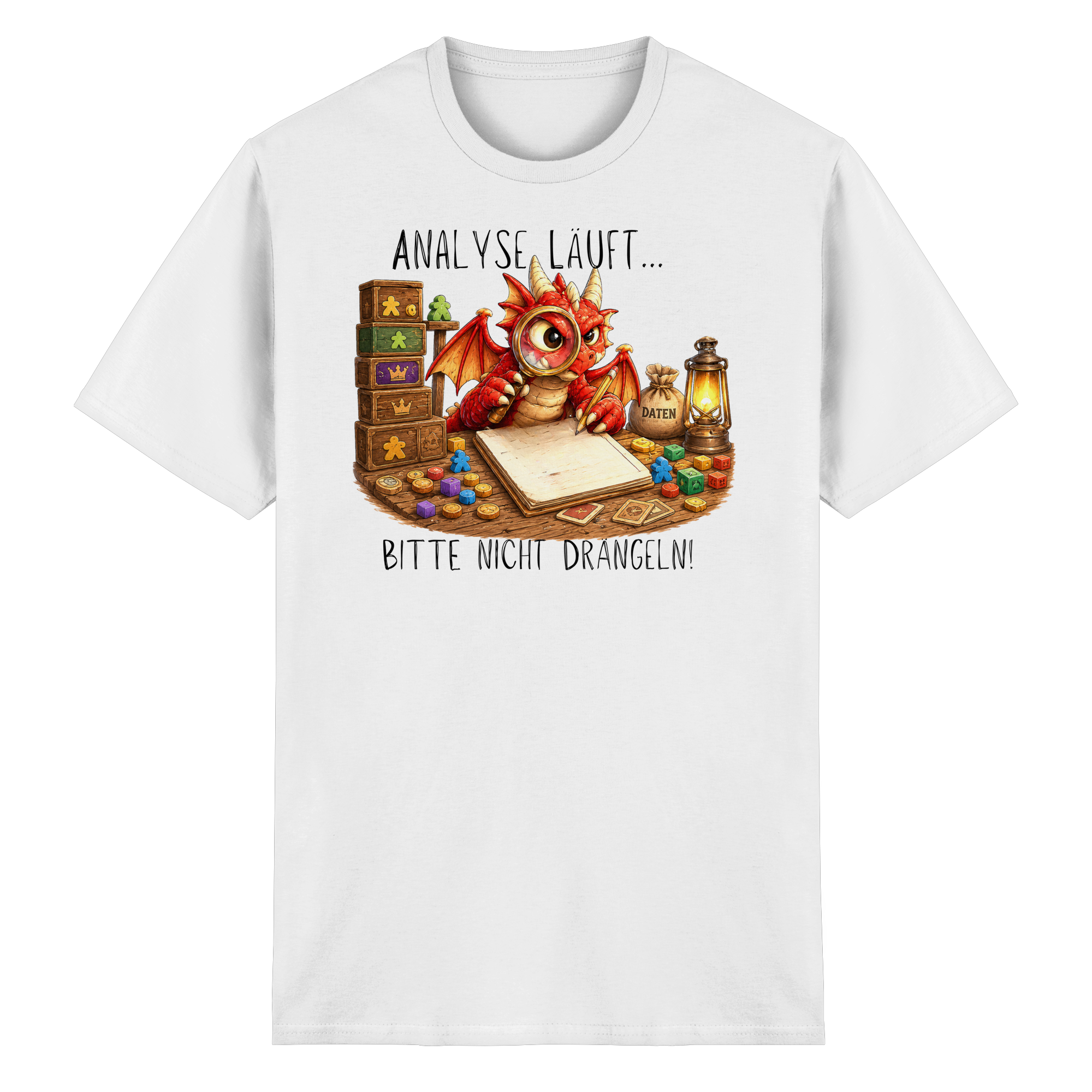 Analyse läuft. Bitte nicht drängeln. - Heavy Cotton T-Shirt