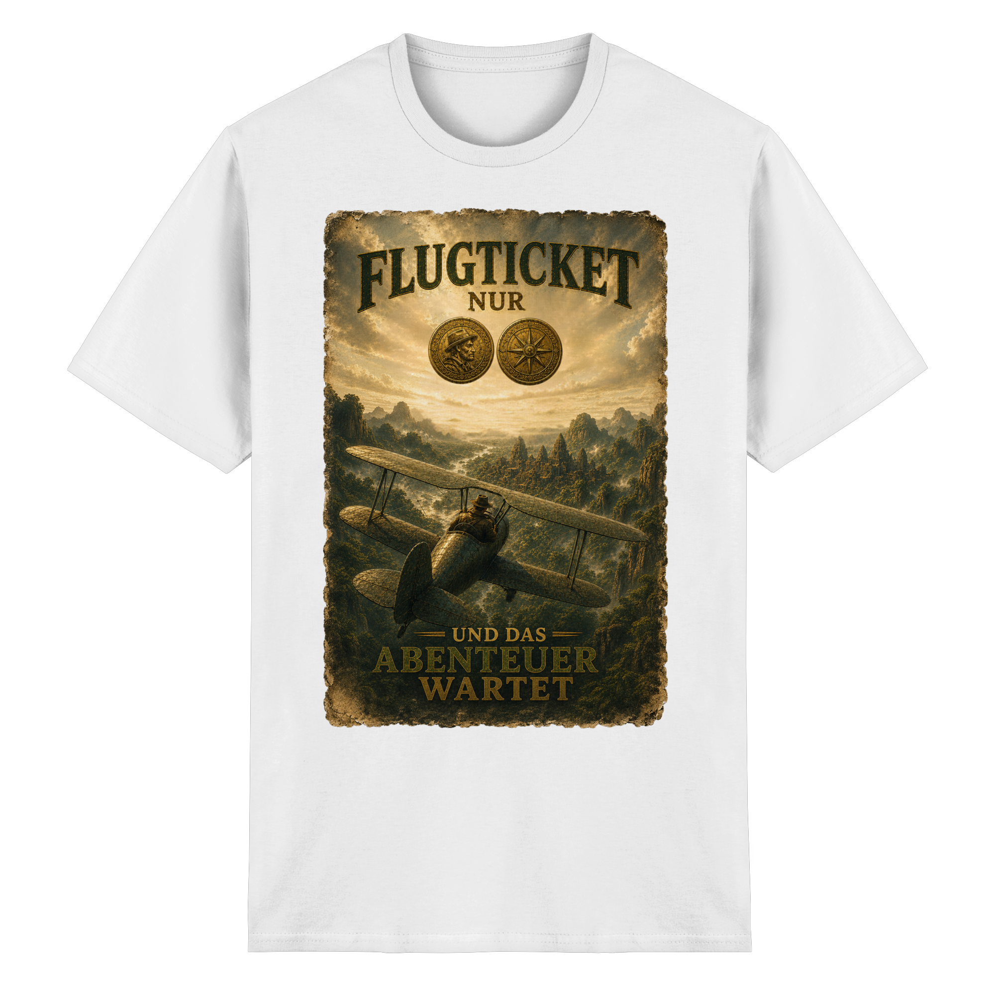 Adventure Ticket - Heavy Cotton T-Shirt