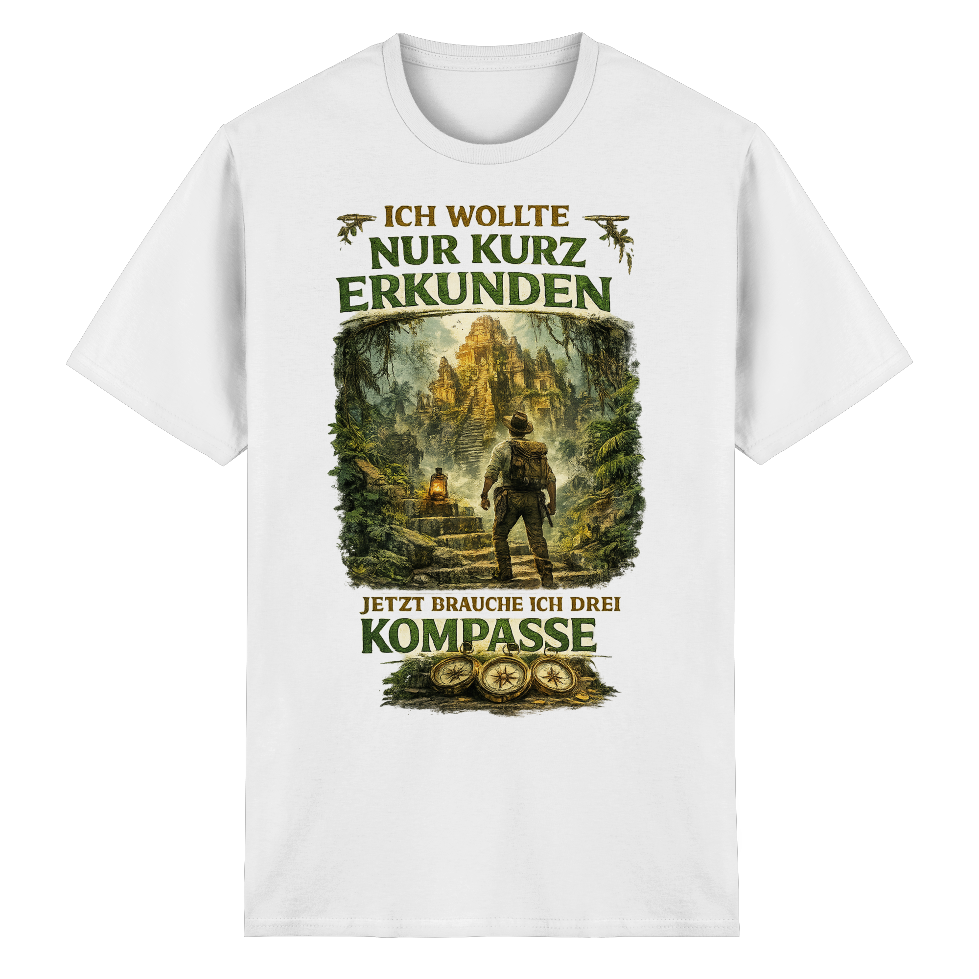 Nur kurz erkunden - Heavy Cotton T-Shirt
