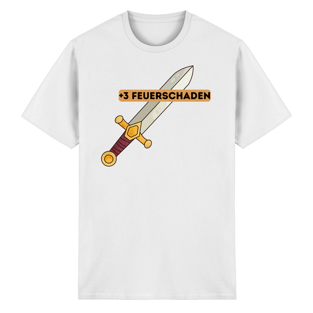 +3 Feuerschaden - Heavy Cotton T-Shirt