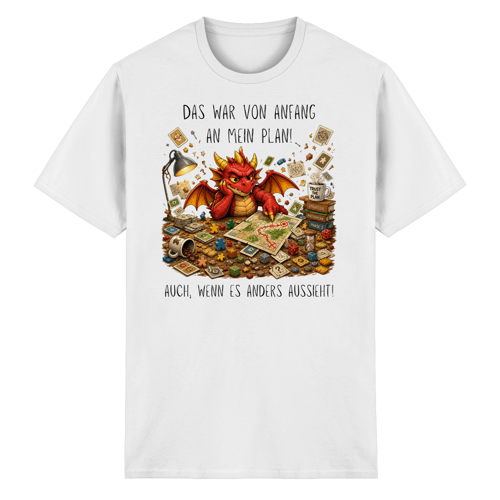 Vertrau dem Plan - Heavy Cotton T-Shirt
