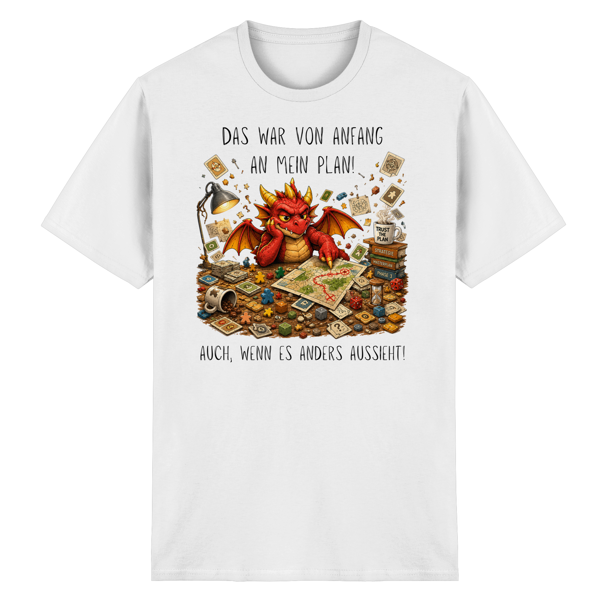 Vertrau dem Plan - Heavy Cotton T-Shirt
