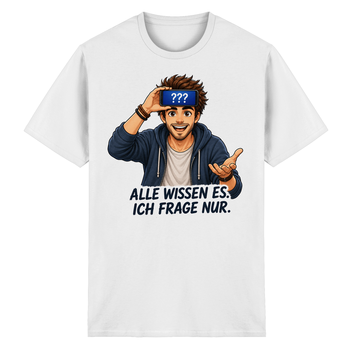 Alle wissen es. Ich frage nur. - Heavy Cotton T-Shirt