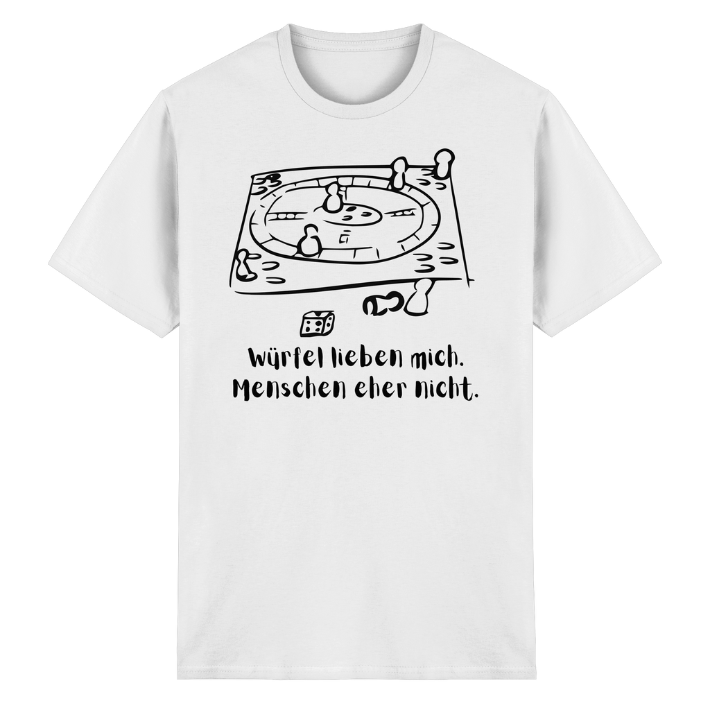 Würfel lieben mich. Menschen eher nicht. - Heavy Cotton T-Shirt