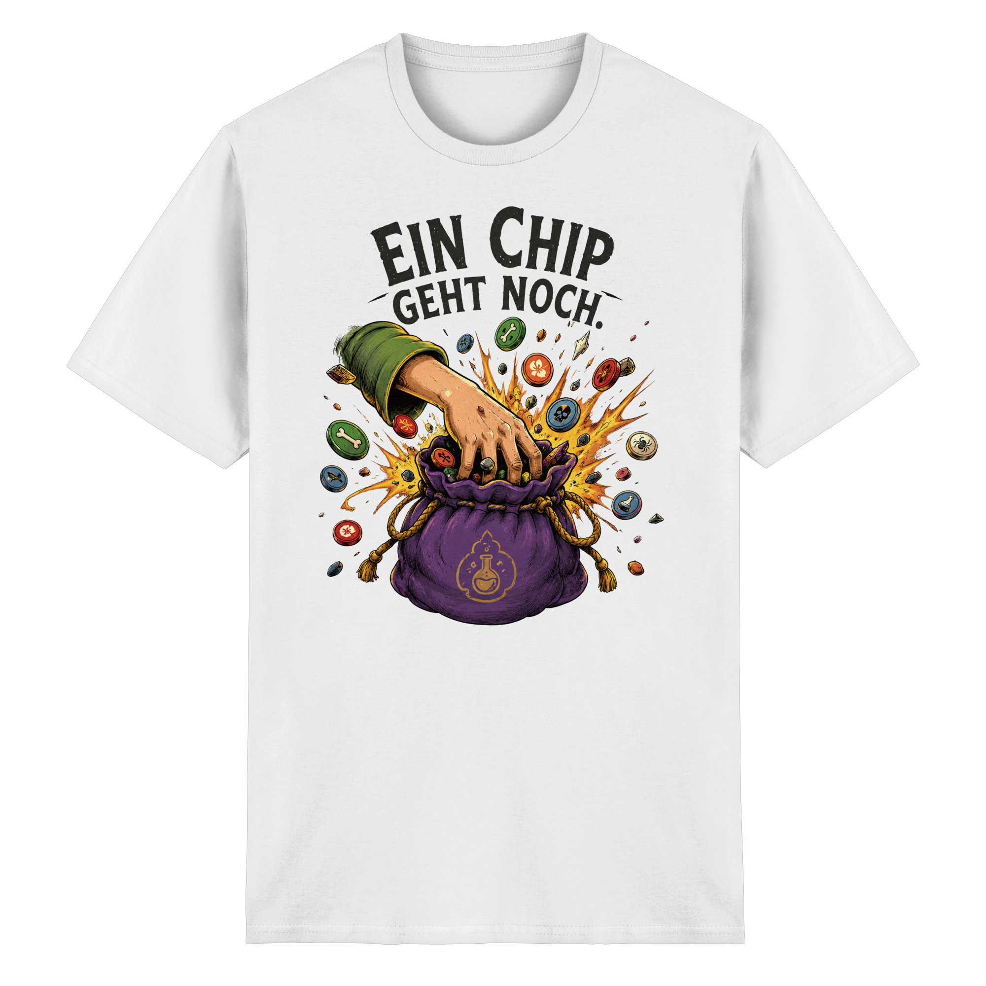 Ein Chip geht noch - Heavy Cotton T-Shirt