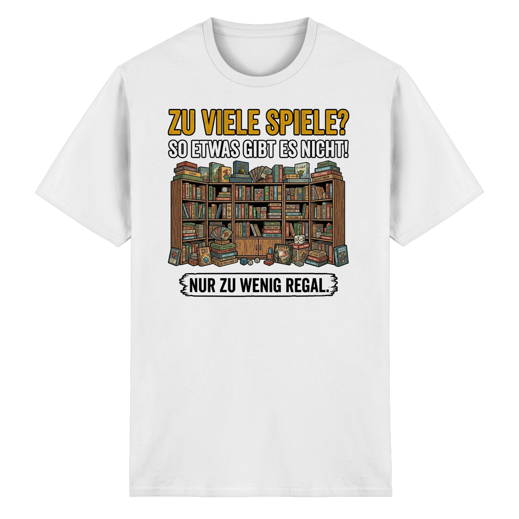 Zu viele Spiele? Zu wenig Regal.  - Heavy Cotton T-Shirt