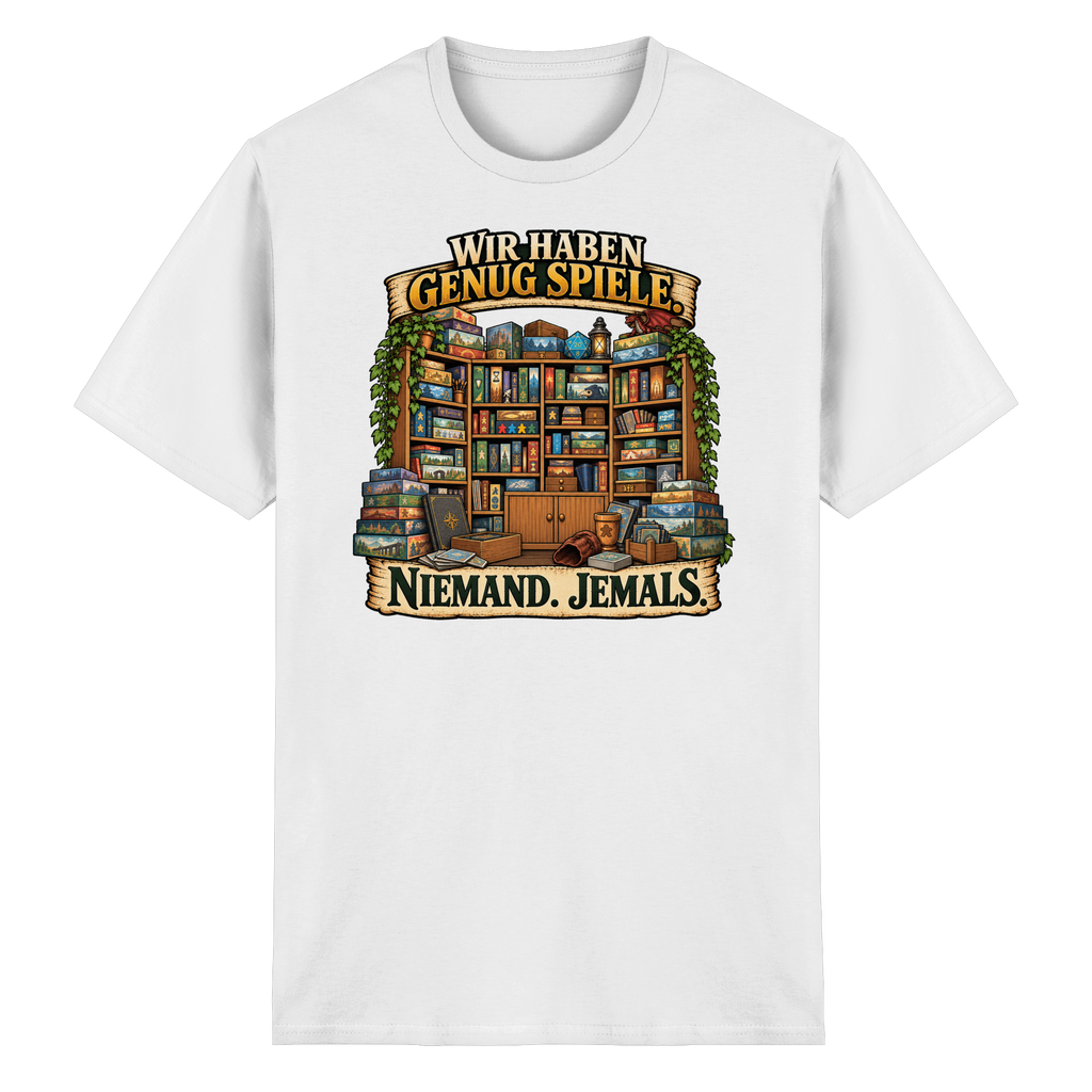Wir haben genug Spiele - Heavy Cotton T-Shirt