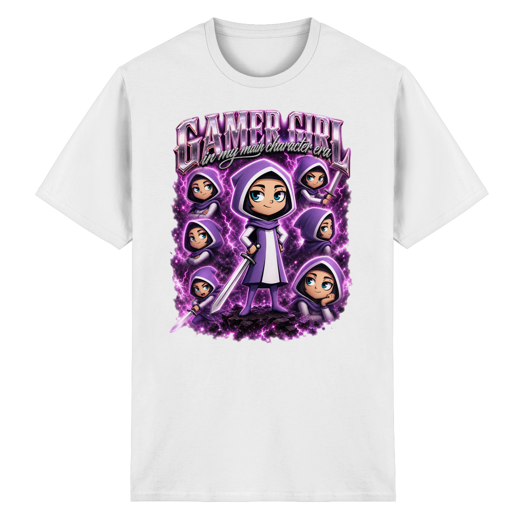 Gamer Girl in My Main Character Era - Heavy Cotton T-Shirt