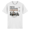 Focus. Strategize. Conquer.  - Heavy Cotton T-Shirt