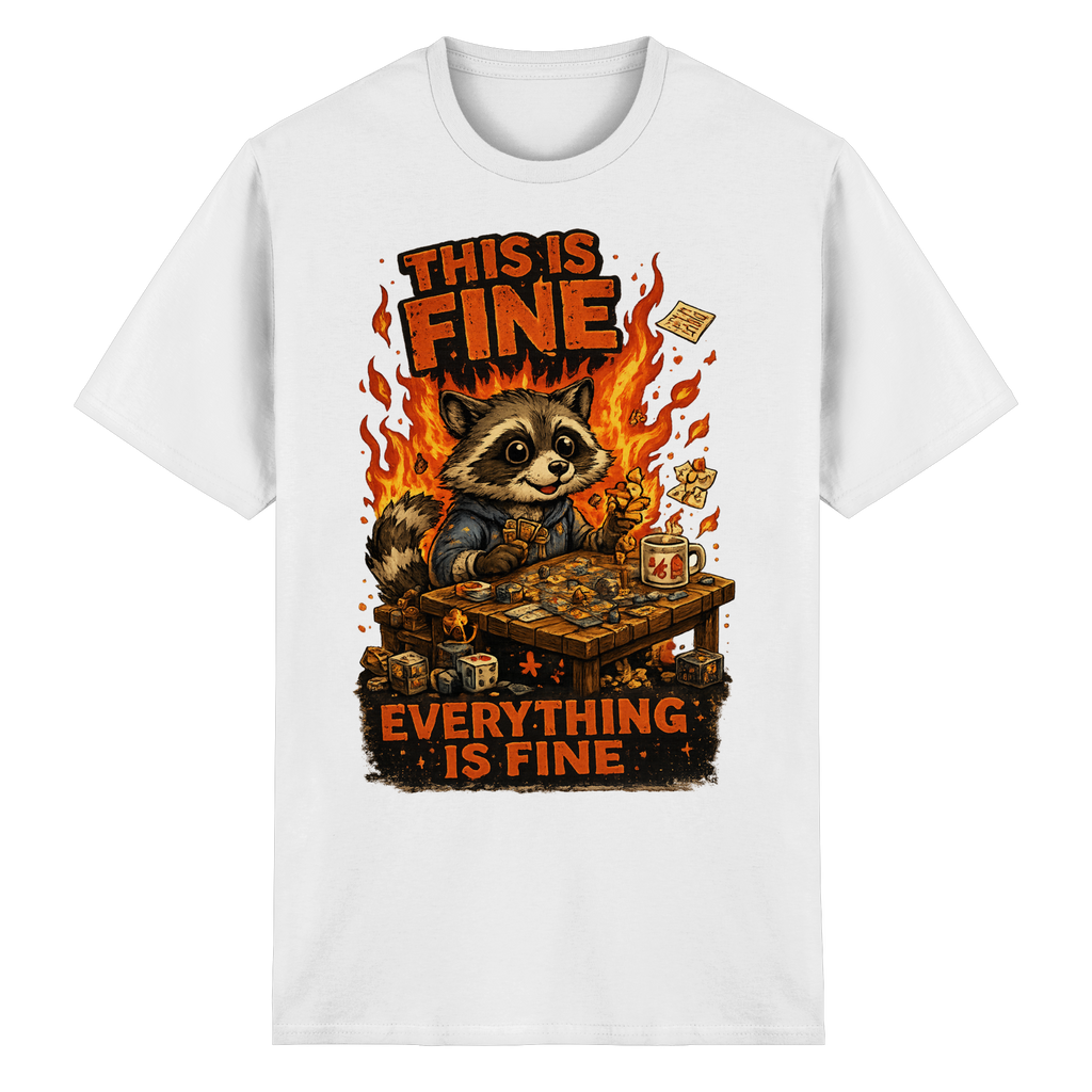 This Is Fine Club! - Heavy Cotton T-Shirt