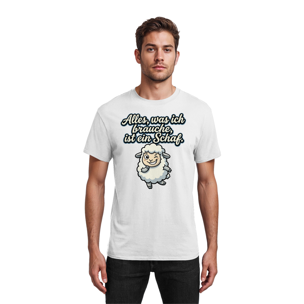 Alles, was ich brauche, ist ein Schaf!  - Heavy Cotton T-Shirt