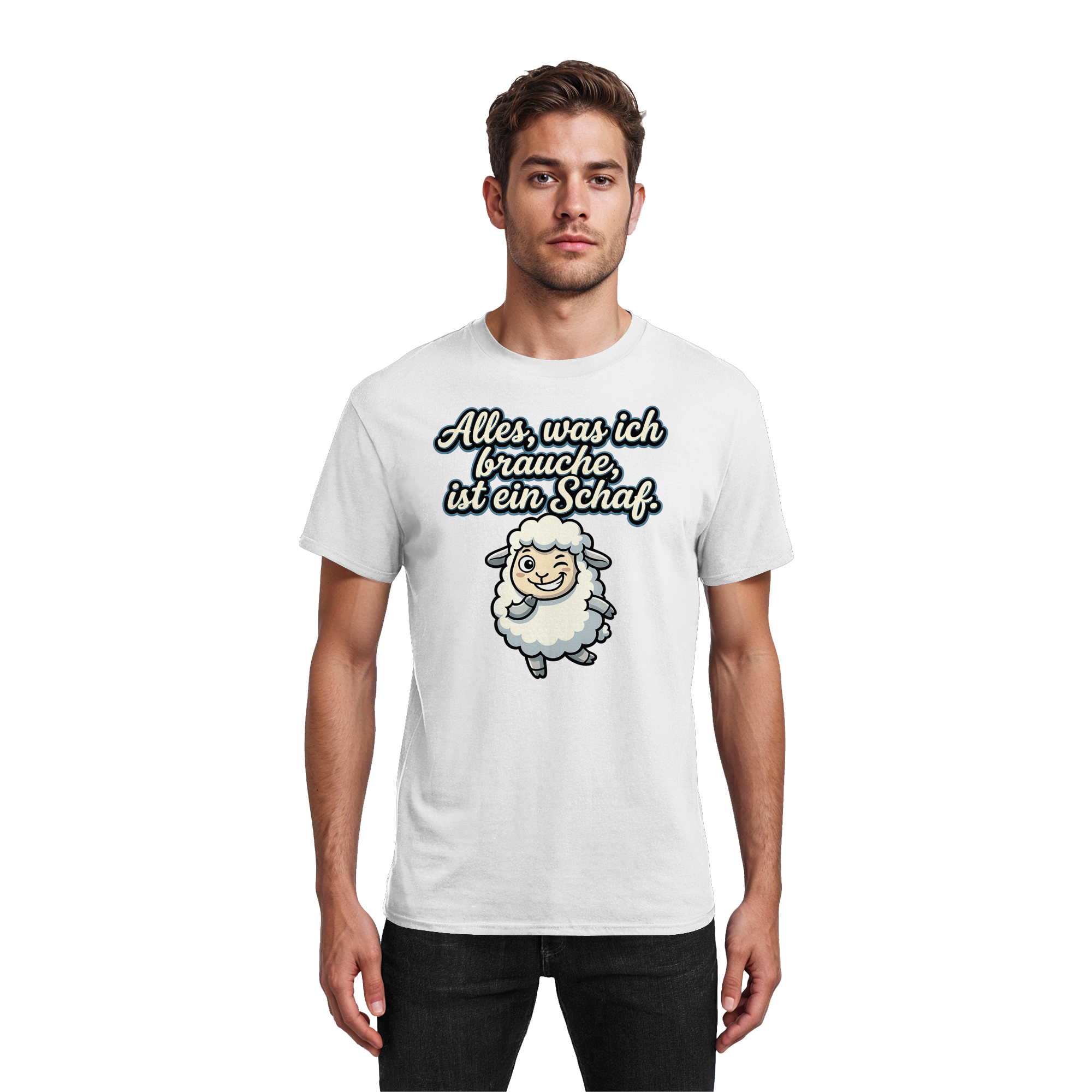 Alles, was ich brauche, ist ein Schaf!  - Heavy Cotton T-Shirt