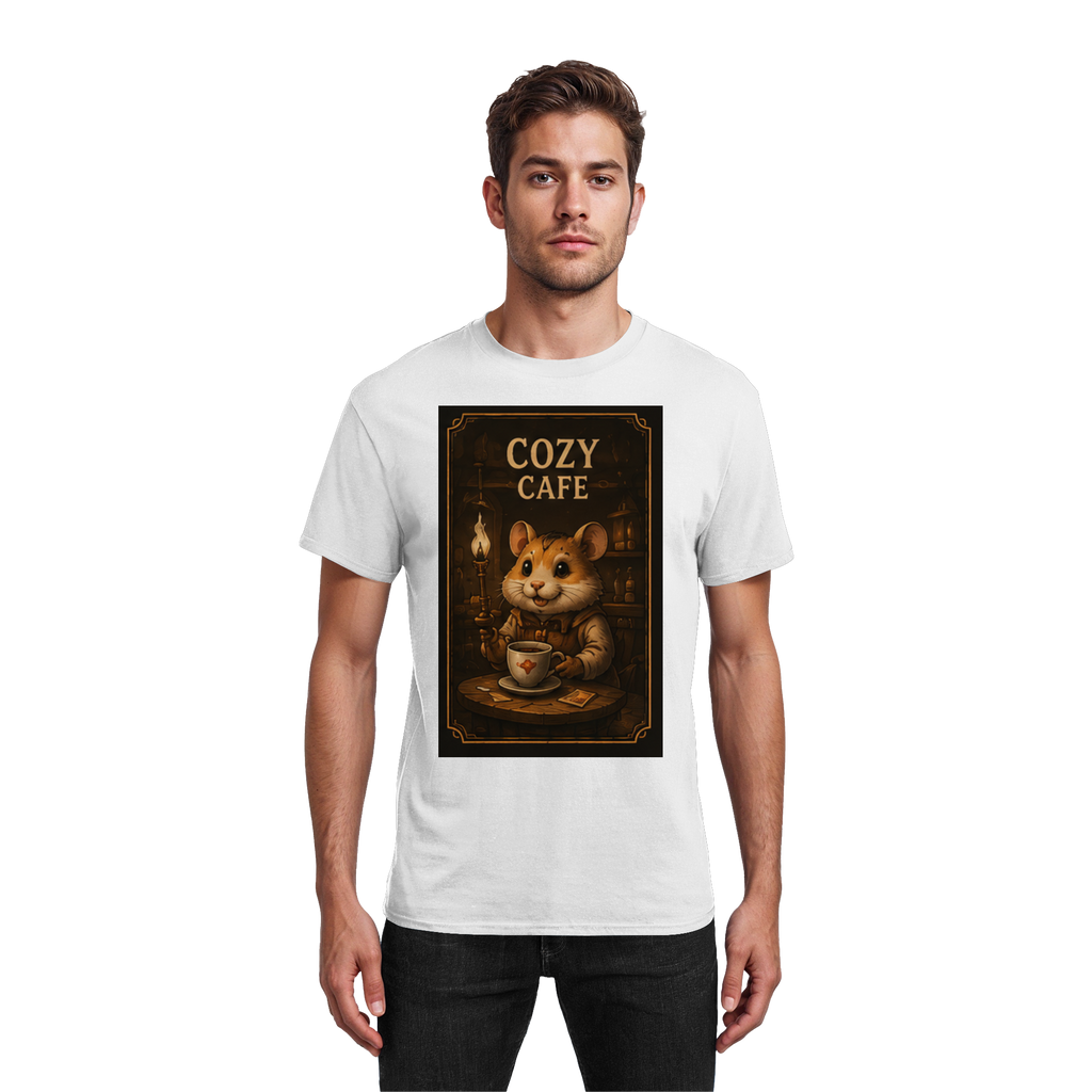 Cozy Café - Heavy Cotton T-Shirt