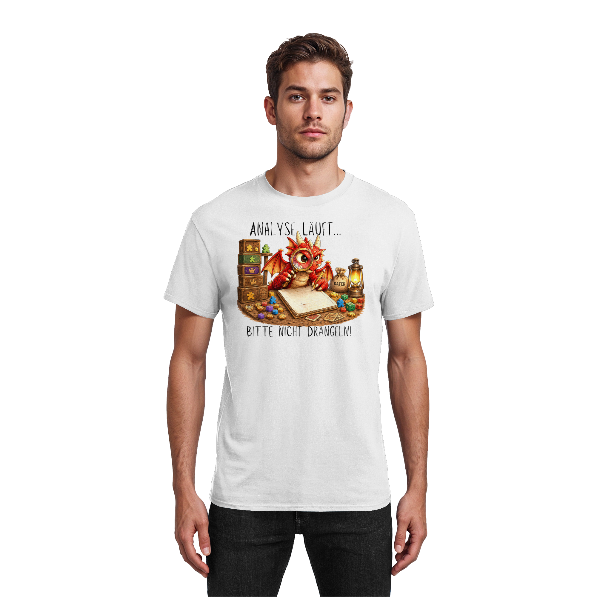 Analyse läuft. Bitte nicht drängeln. - Heavy Cotton T-Shirt