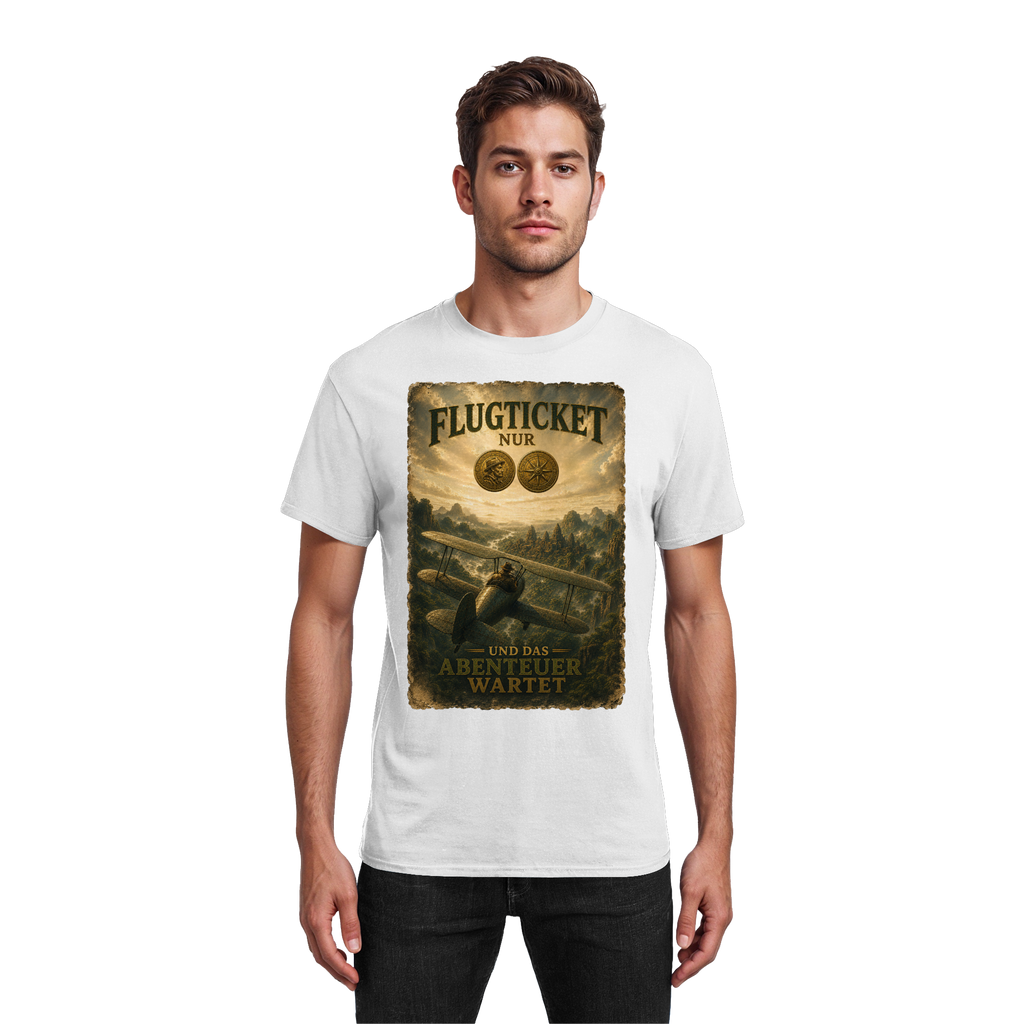 Adventure Ticket - Heavy Cotton T-Shirt