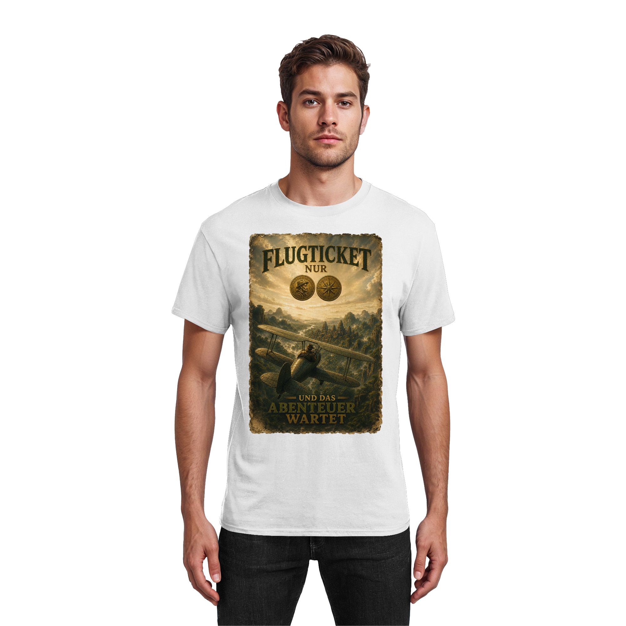Adventure Ticket - Heavy Cotton T-Shirt
