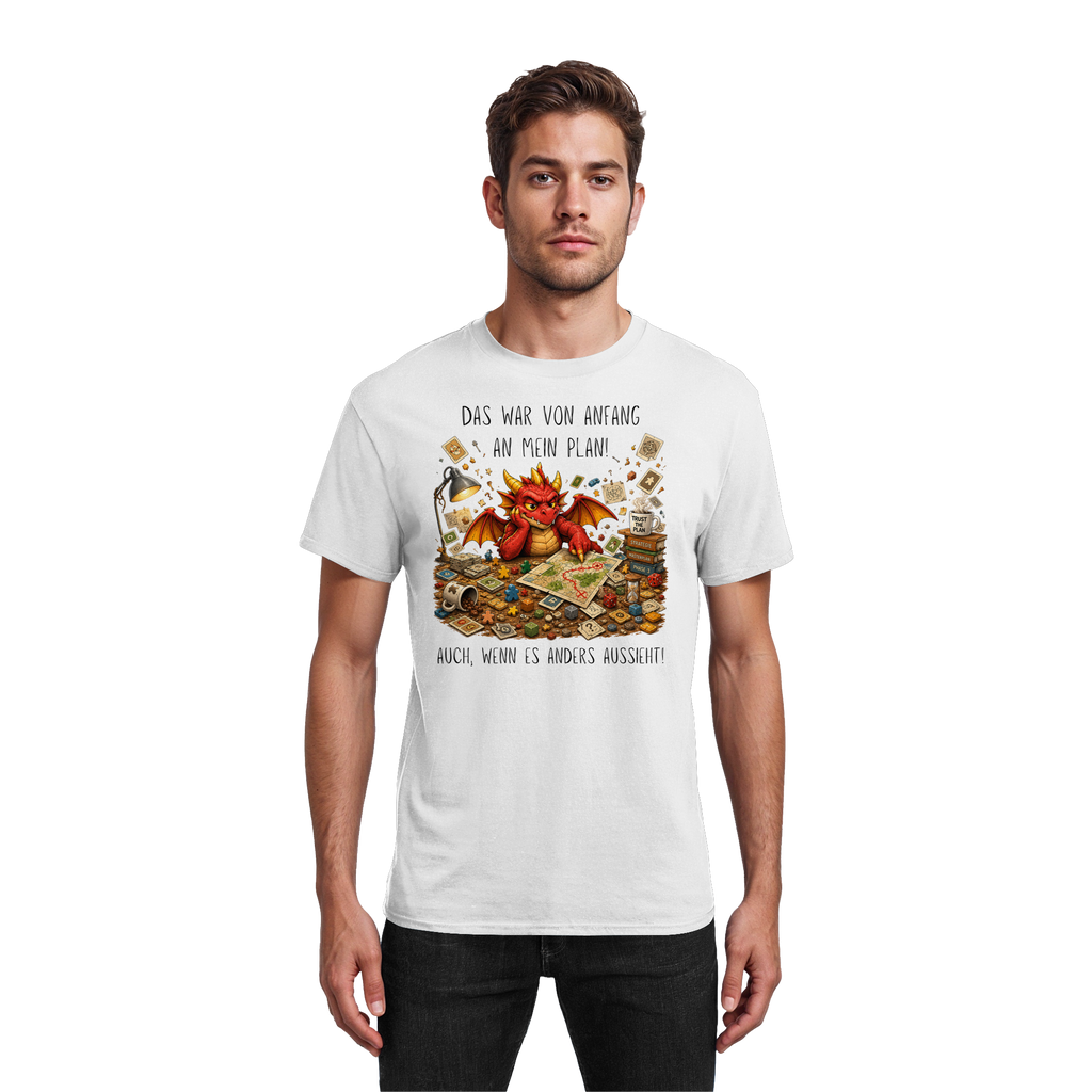 Vertrau dem Plan - Heavy Cotton T-Shirt