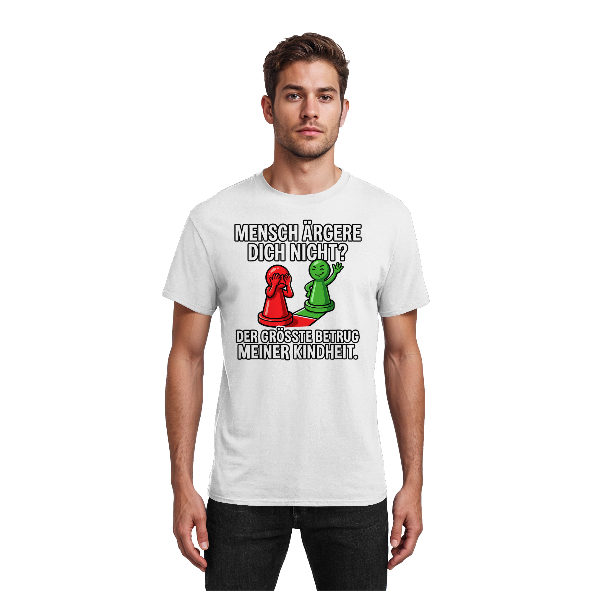 Mensch ärgere dich nicht? – Passiert. - Heavy Cotton T-Shirt