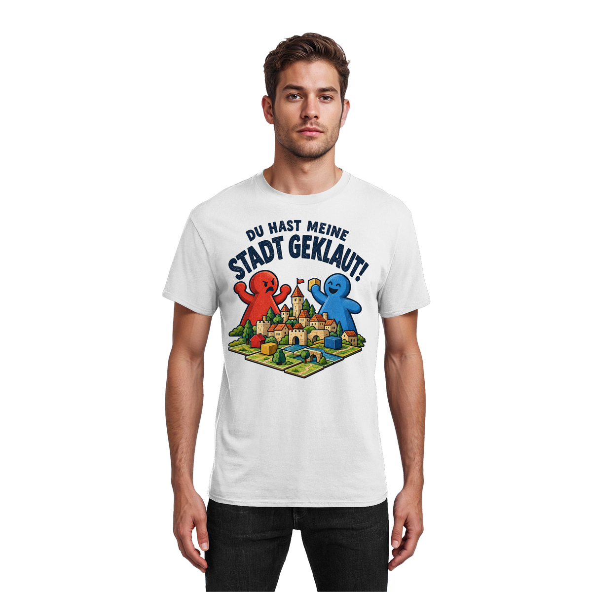 Stadtmauer der Freundschaft - Heavy Cotton T-Shirt