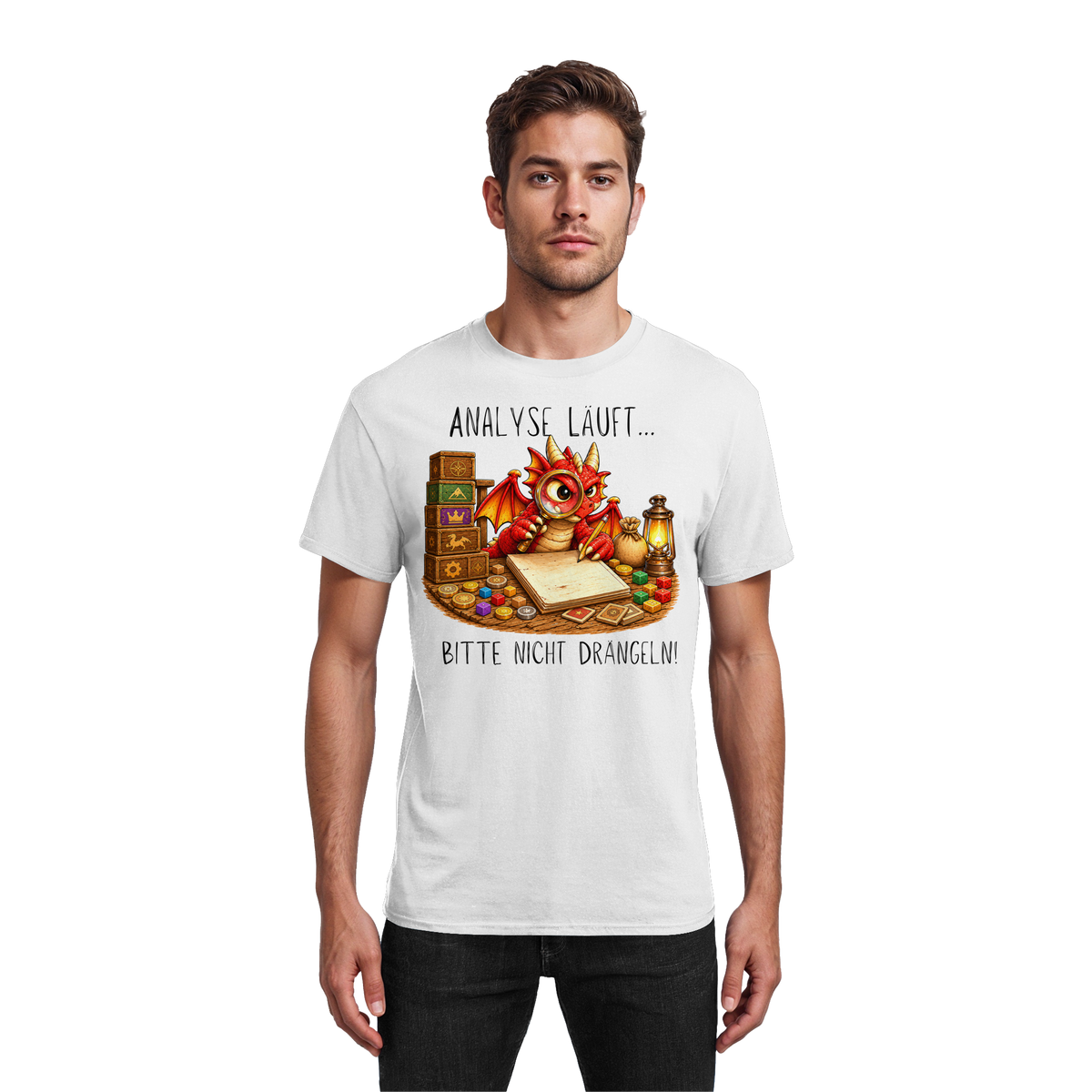 Analyse läuft. Bitte nicht drängeln. - Heavy Cotton T-Shirt