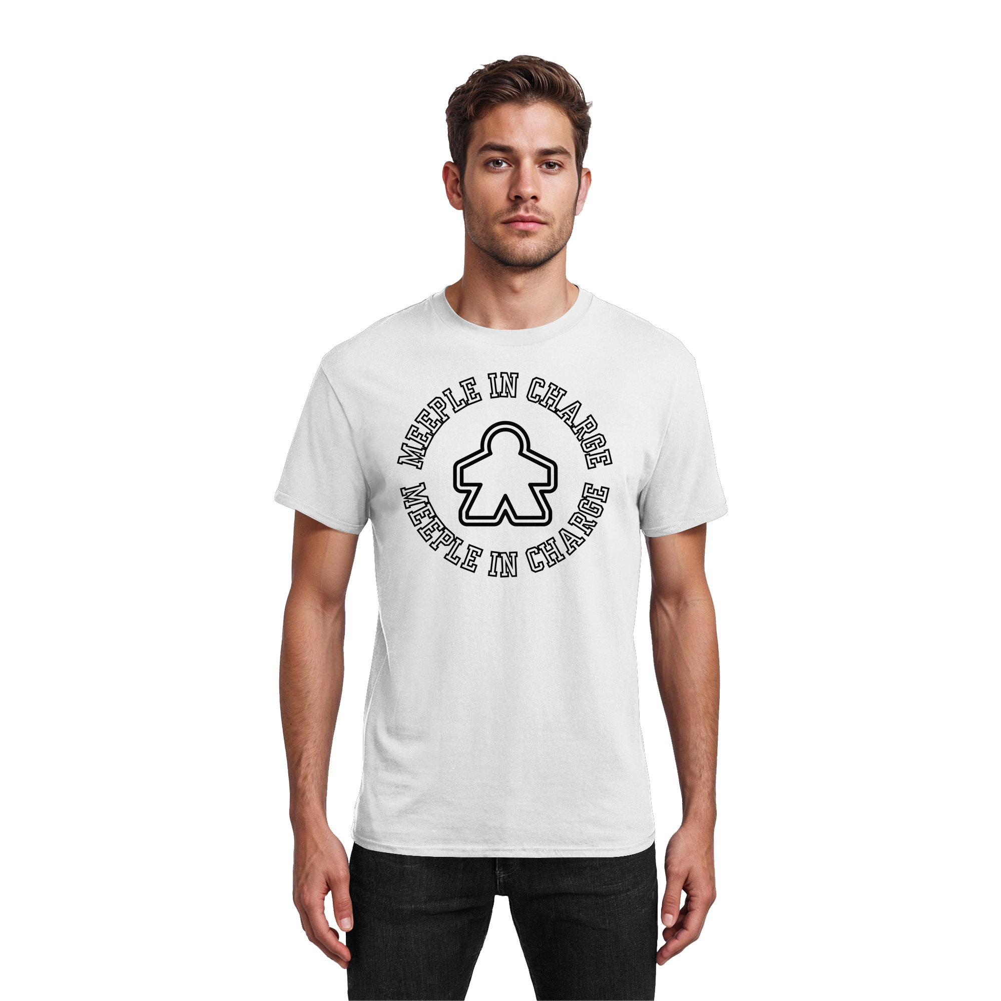 Meeple in Charge - Heavy Cotton T-Shirt