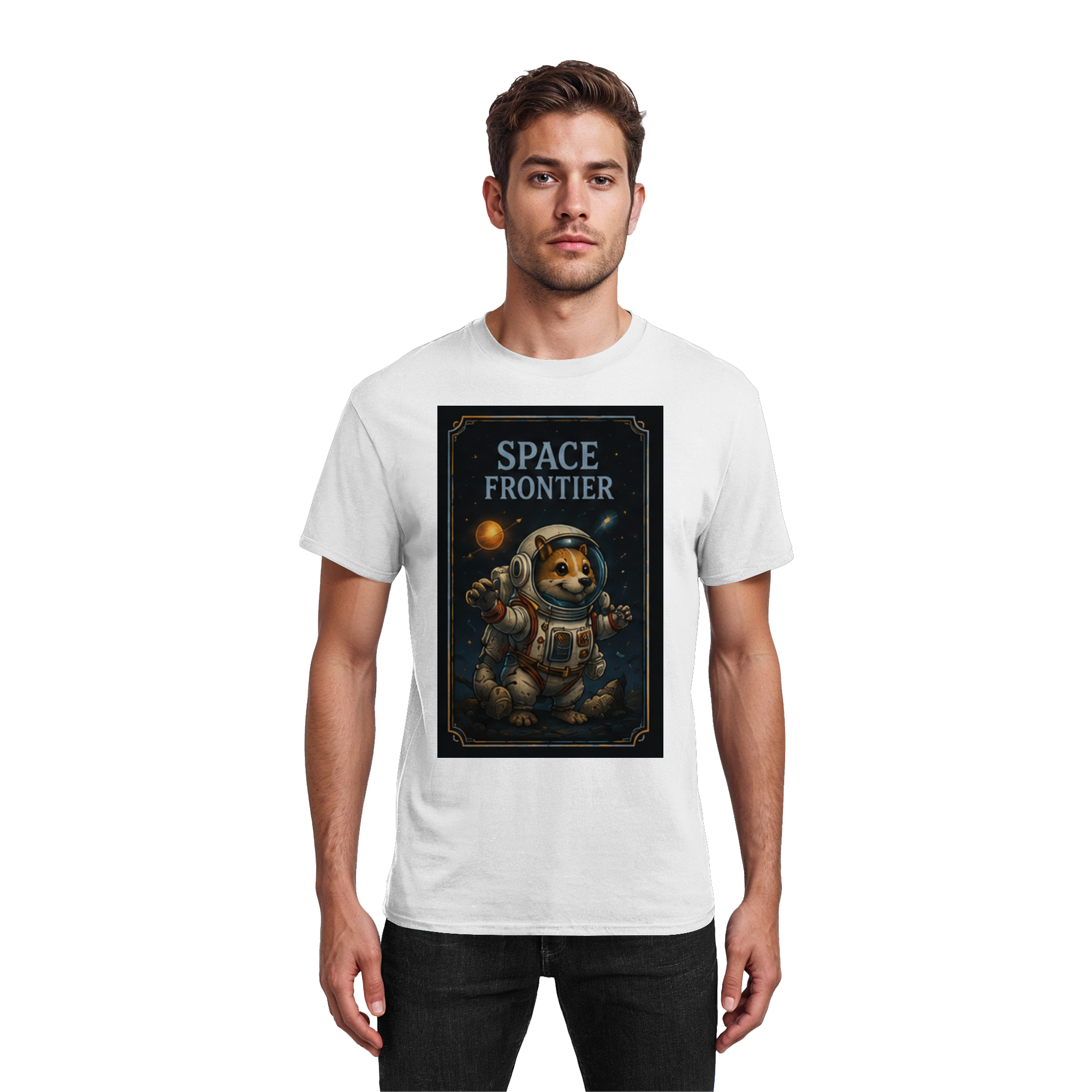 Space Frontier - Heavy Cotton T-Shirt
