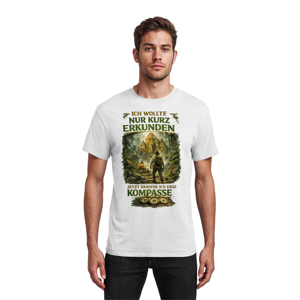 Nur kurz erkunden - Heavy Cotton T-Shirt